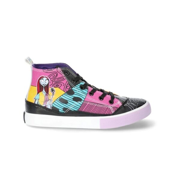 Ground Up Shoes - Women's Disney Nightmare Before Christmas High Top Lace Up Sneakers
